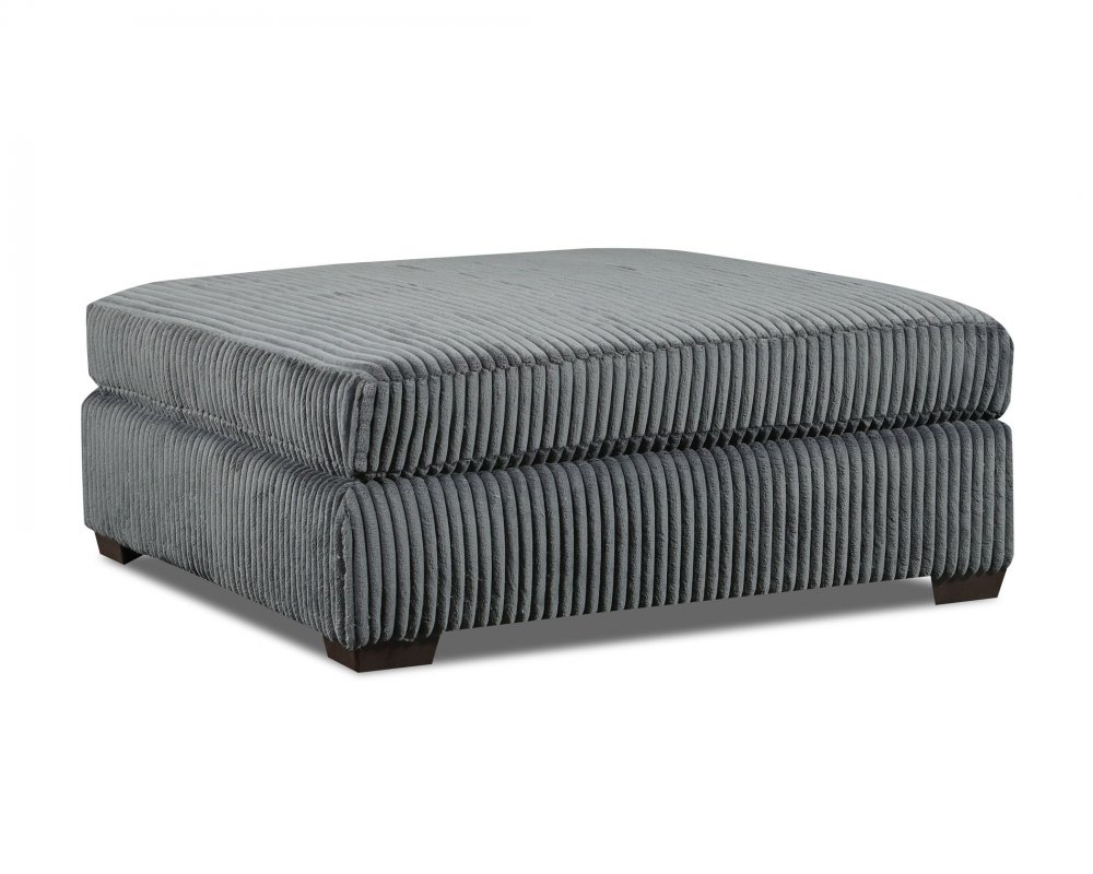 1300-07 Charcoal Cocktail Ottoman