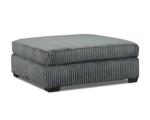 1300-07 Charcoal Cocktail Ottoman